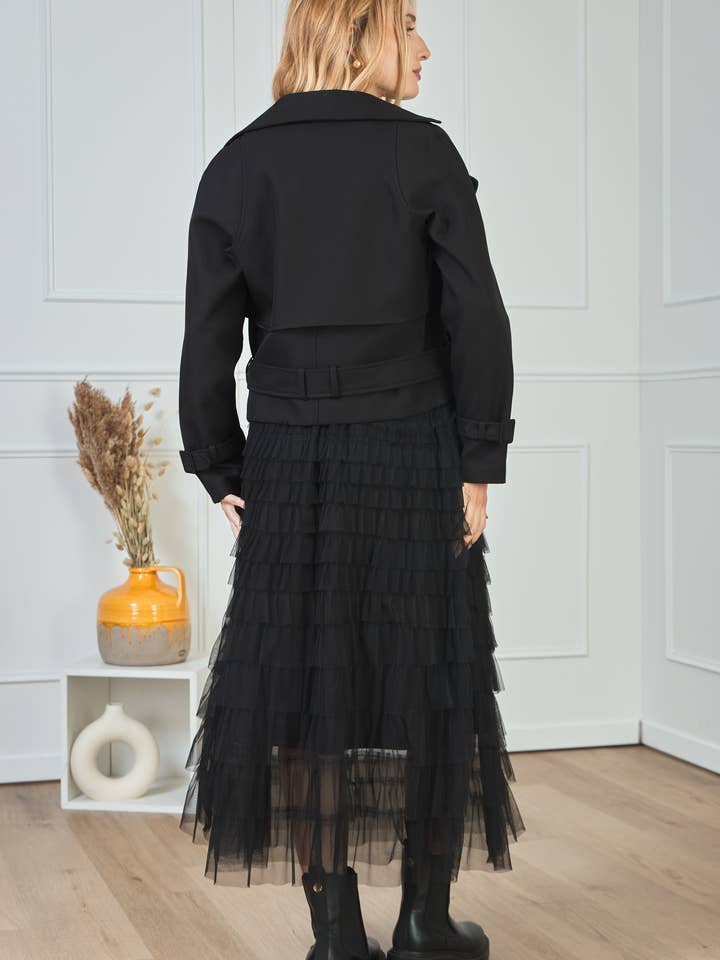 LULUMARY - Wholesale Skirt - Women's - Long tulle skirt SK787A14