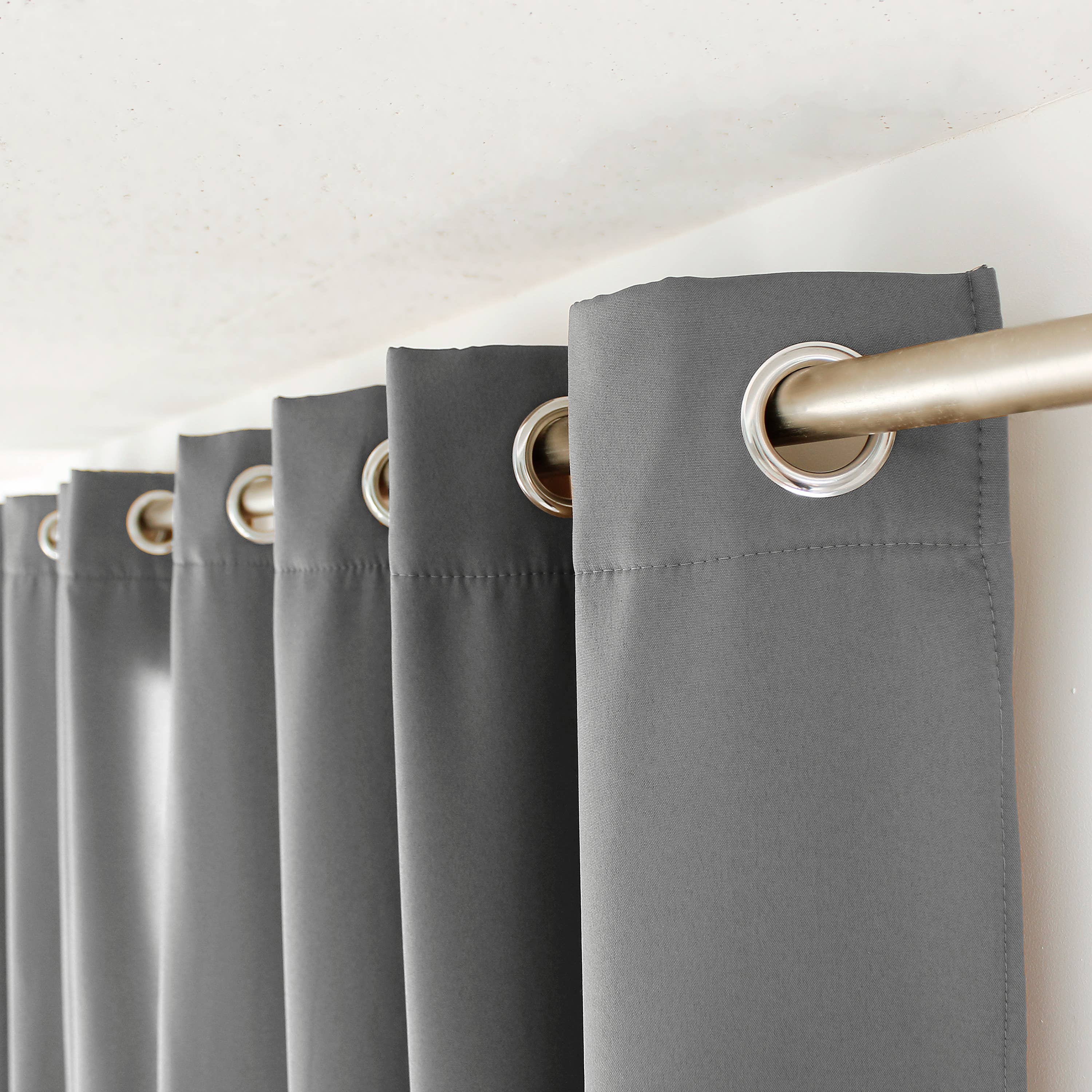 DECOSTARS - CmaDECO - Vendita all'ingrosso Tende - Tenda termica oscurante con occhielli, 135x240 cm, Glacier32