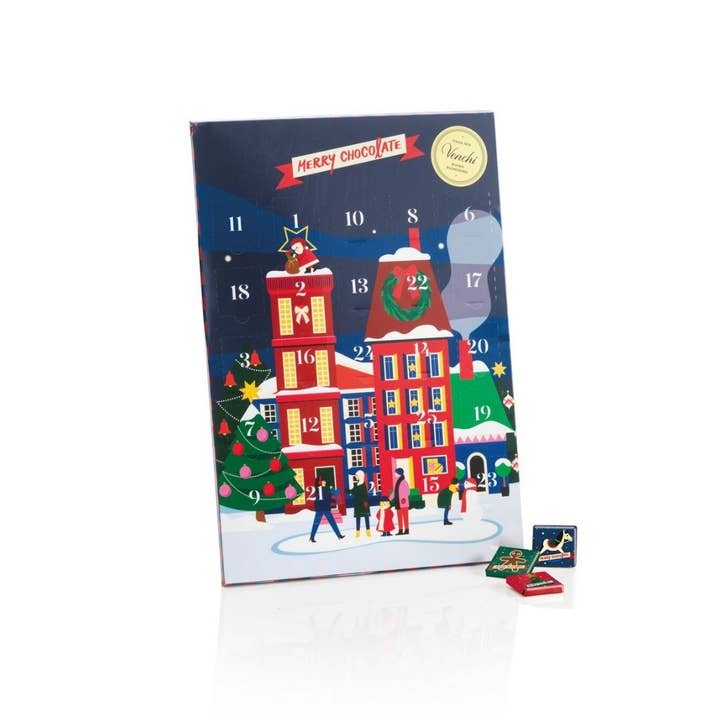 Venchi - Wholesale Advent Calendar - Christmas Chocolate Advent Calendar with Build-In Stand2