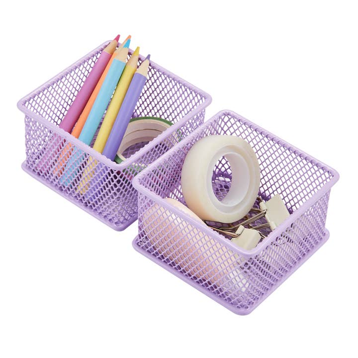 Bandejas Apilables ANNOVA de 2 Piezas Organizador de Escritorio/Cajón Lila (Varios Tamaños) para venta al por mayor de ANNOVA