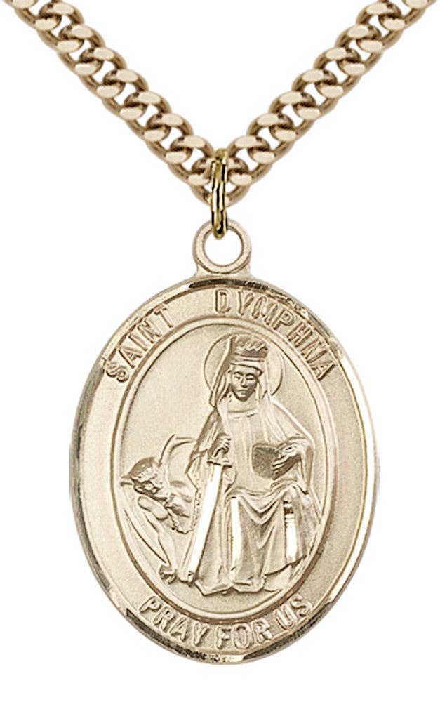 Tony’s Jewelry - Wholesale Pendant/Charm Necklace - Saint Dymphna Pendant0