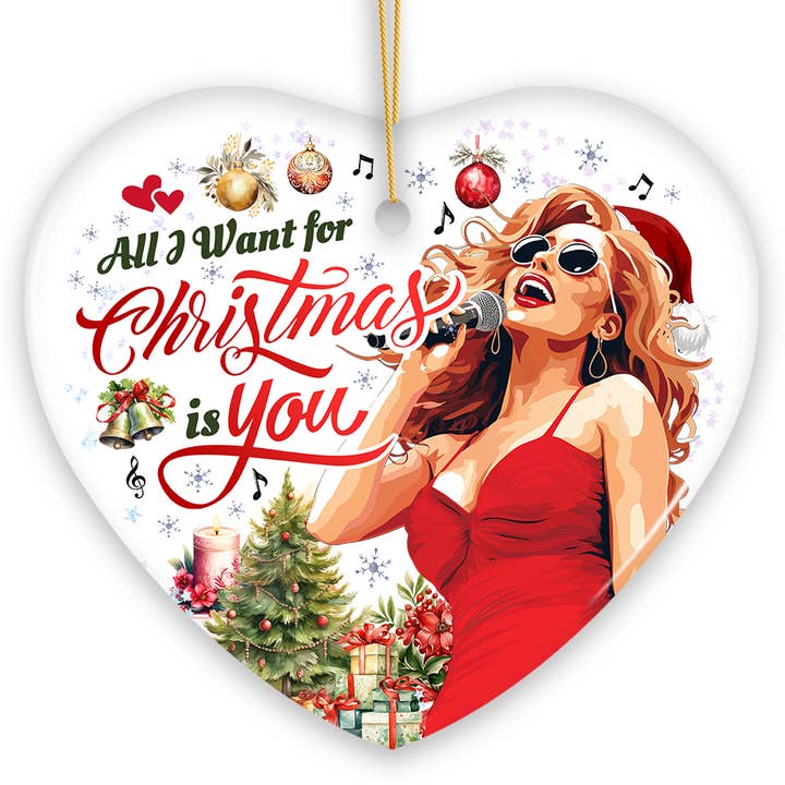 OrnamentallyYou - Wholesale Ornament - All I Want for Christmas is You Musical Christmas Ornament