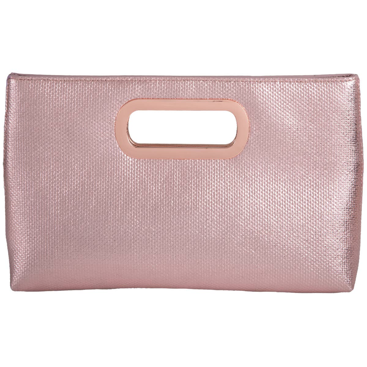 JNBFASHION.COM - Vendita all'ingrosso Pochette - Donna - Pochette con manico superiore in metallo schiacciato6