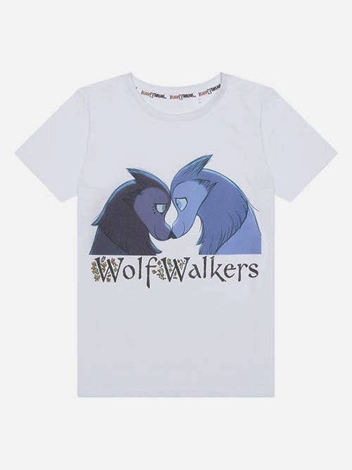 Cartoon Saloon - Vente T-shirt sérigraphié – enfant - T-shirt WolfWalkers pour enfants, blanc