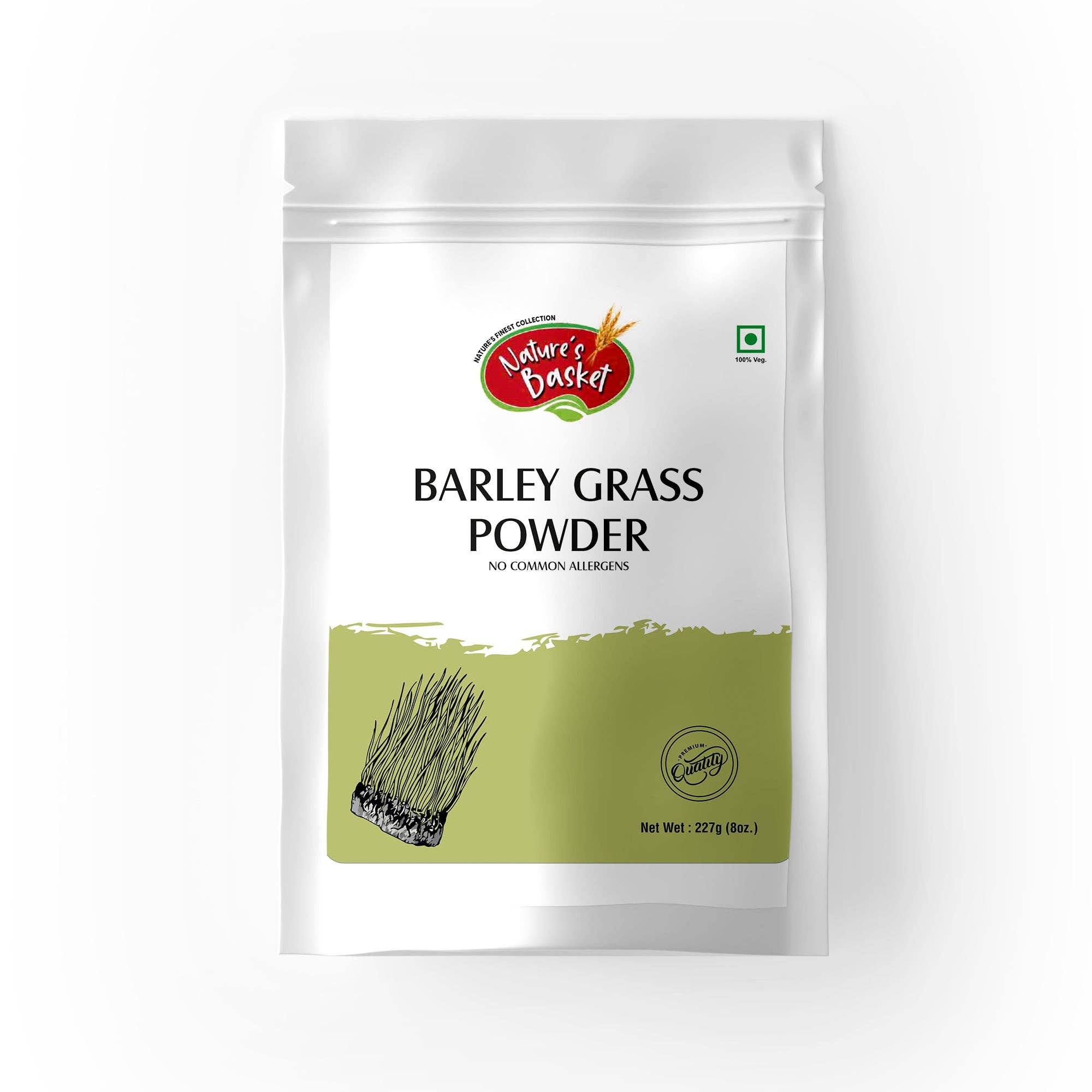 Natures Basket - Wholesale Protein/superfood powder - Nature's Basket Barley Grass (Hordeum Vulgare) powder 227g