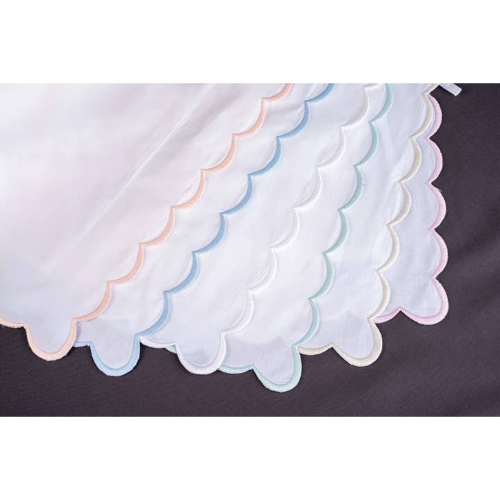 Edward Boutross - Wholesale Bedding Pillowcase/Sham - Double Thick Scalloped Baby/Boudoir Pillow Shams