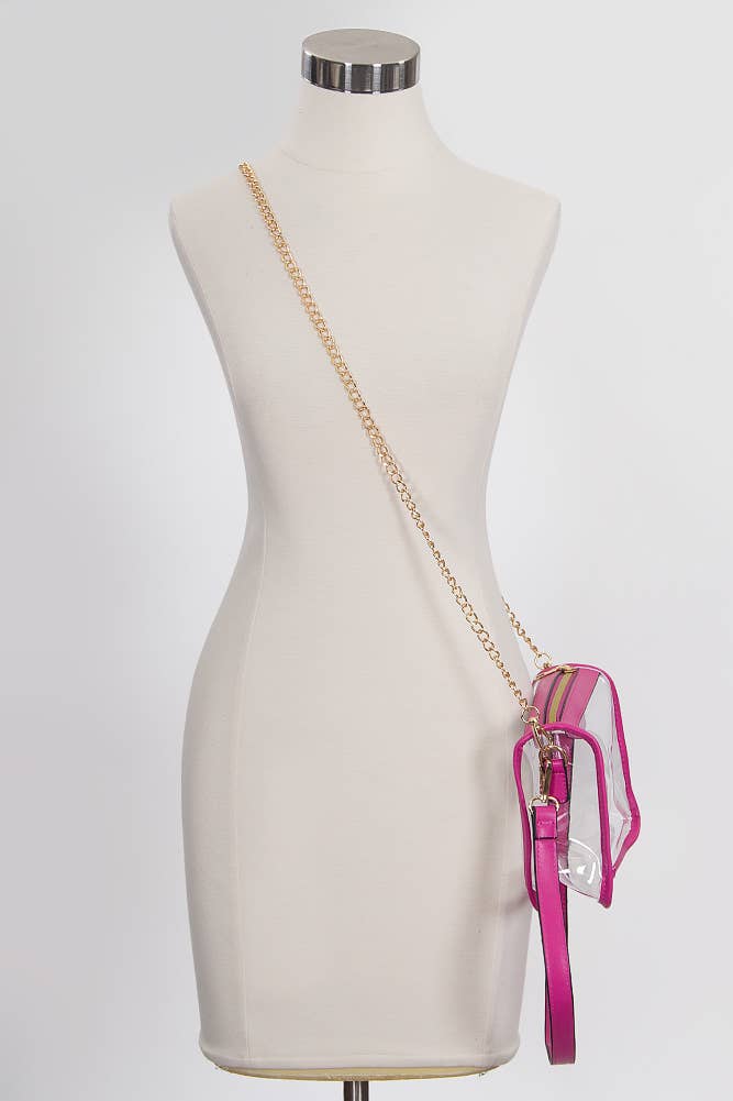 Hana – wholesale Crossbody bag – Women's – Clear Rectangle Stadium Concert Crossbody Bag21