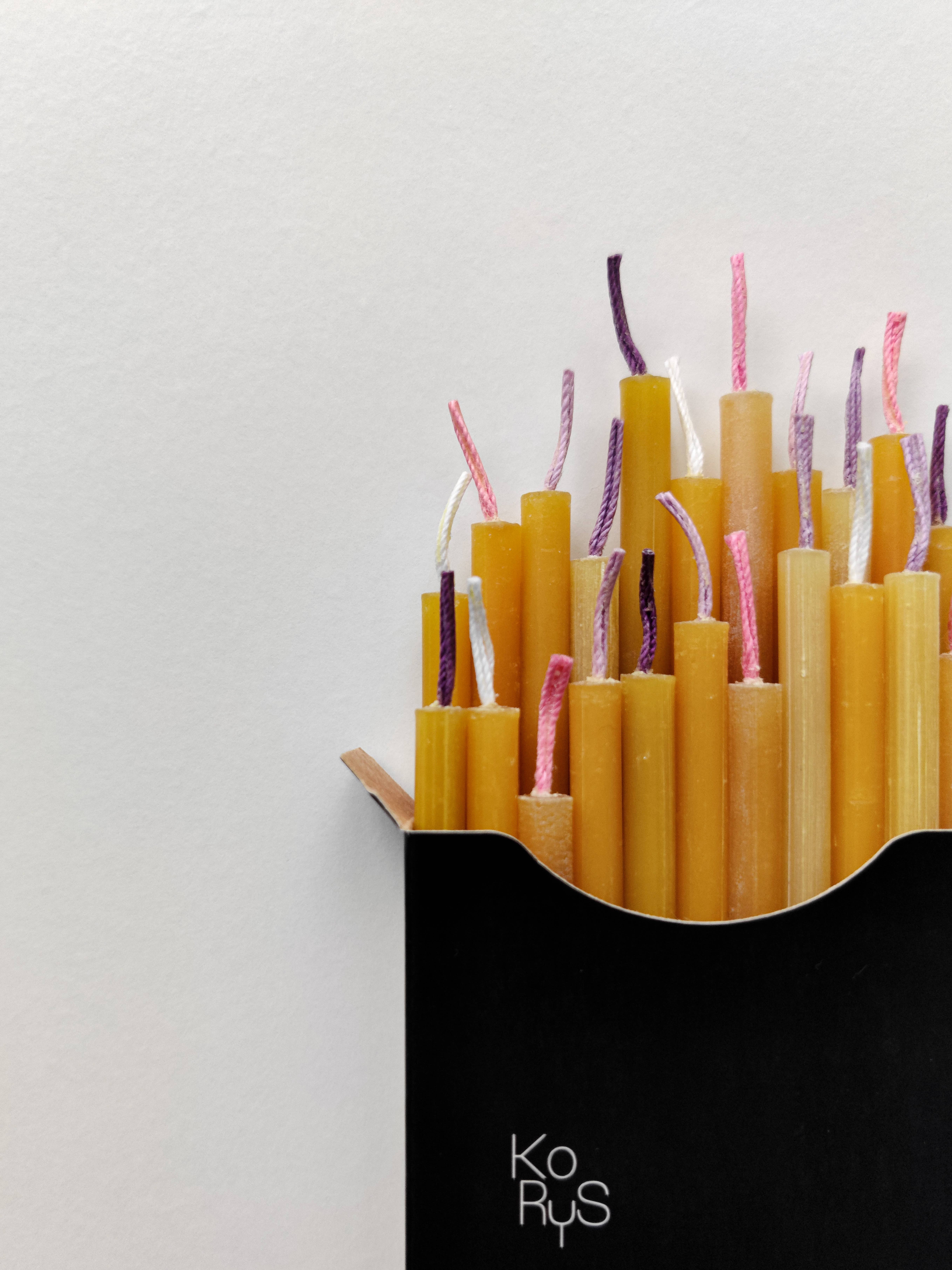 korys - Wholesale Cake Candle - Beeswax Birthday Candles8