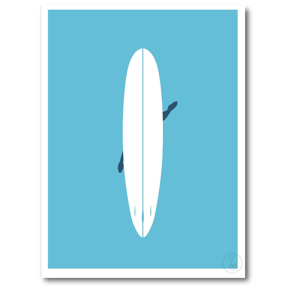 Prao Studio - Wholesale Poster - Surf Wave Longboard poster1