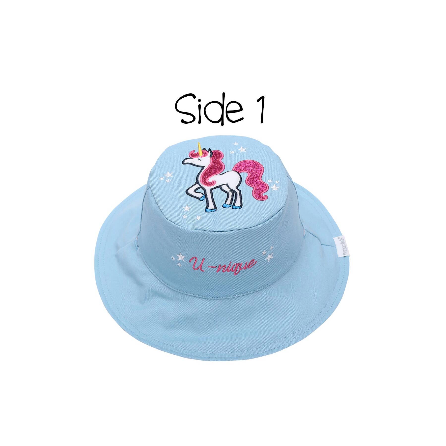 shot Link premium Sombrero de sol UPF50+ para niños, diseño de arcoíris y unicornio |  Faire.com España