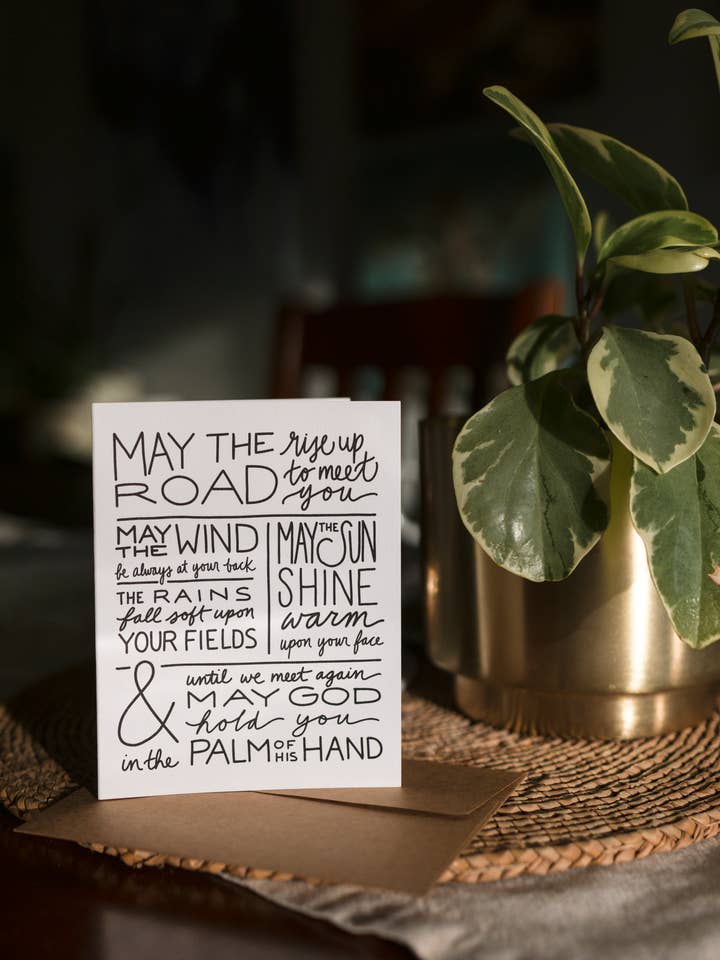 Ierse Zegen Wenskaart voor wholesale door Brittany Fan