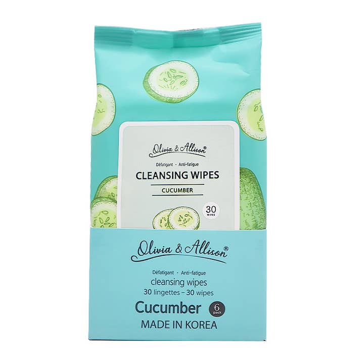 PINEAPPLE Beauty - Wholesale Face & Body Wipes - Makeup She MIT002 Cleansing Wipes Cucumber - 6pc