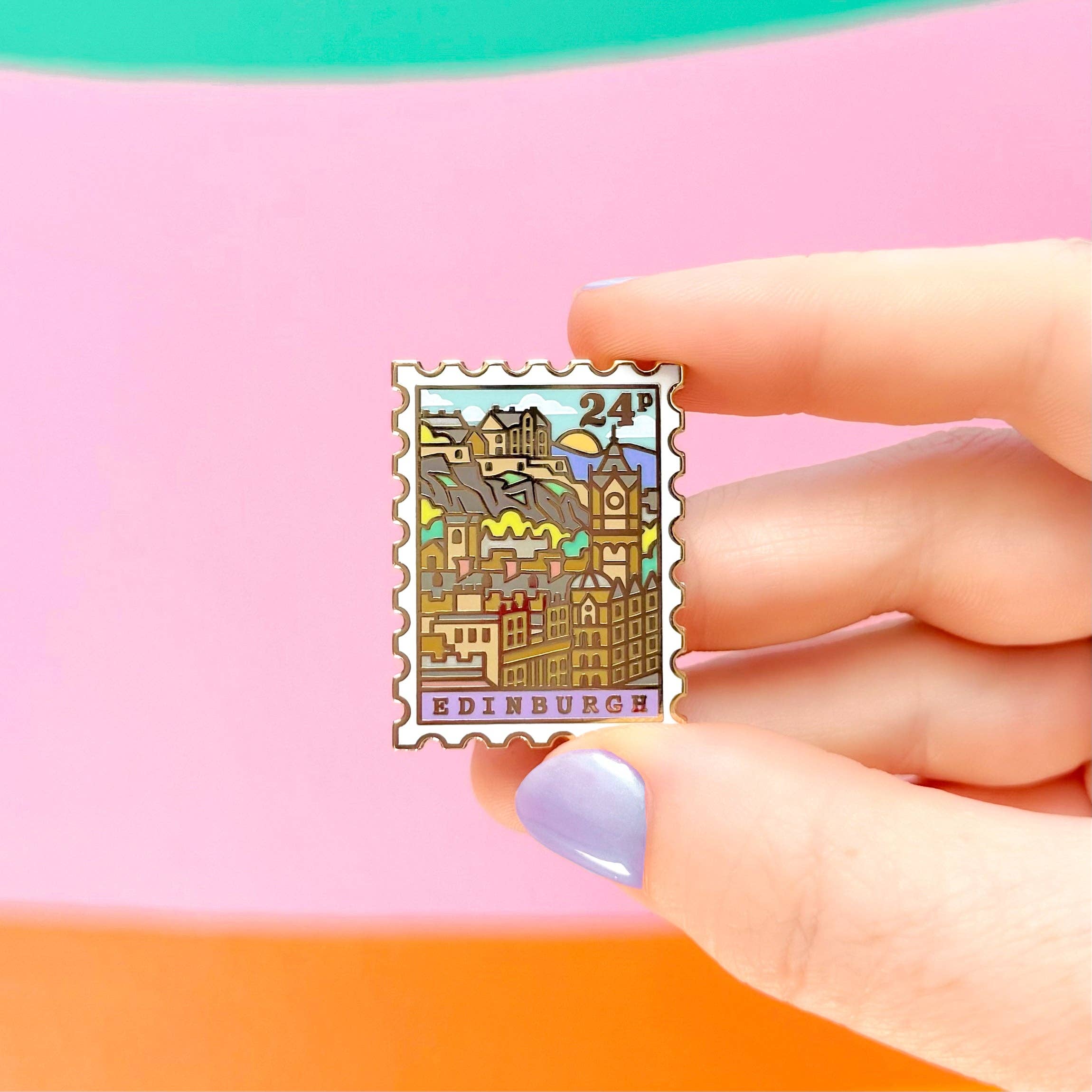 Joy Addict - Wholesale Lapel Pin/Button - Edinburgh Enamel Pin1