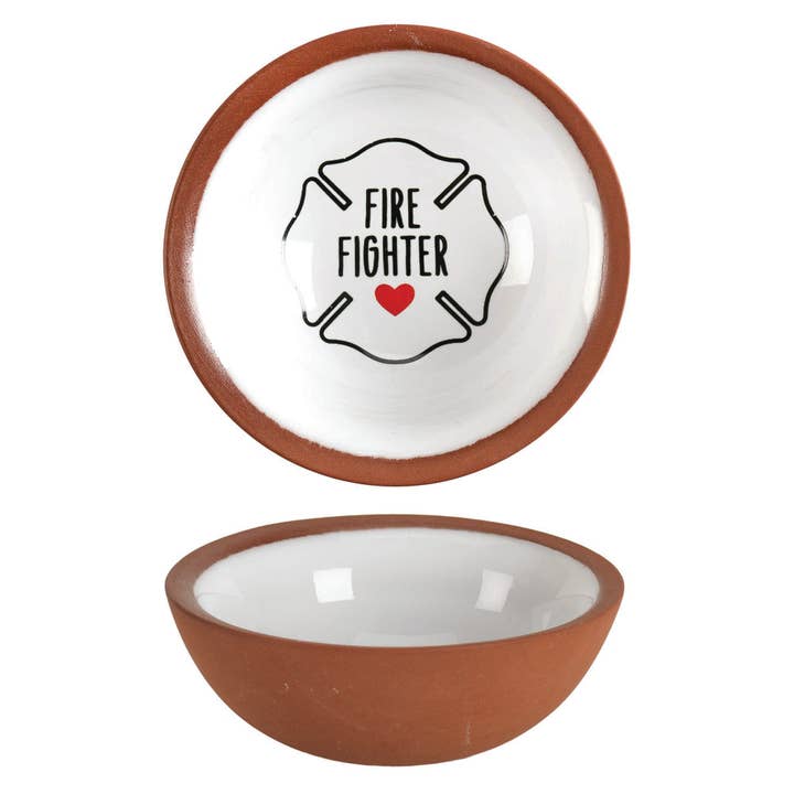 ๐Firefighter Terra Cotta Tray for wholesale by Dicksons