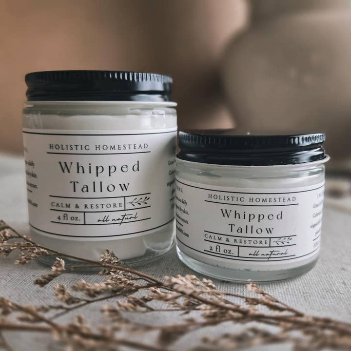 Holistic Homestead - Wholesale Body Balm/Butter - Calm & Restore Whipped Tallow