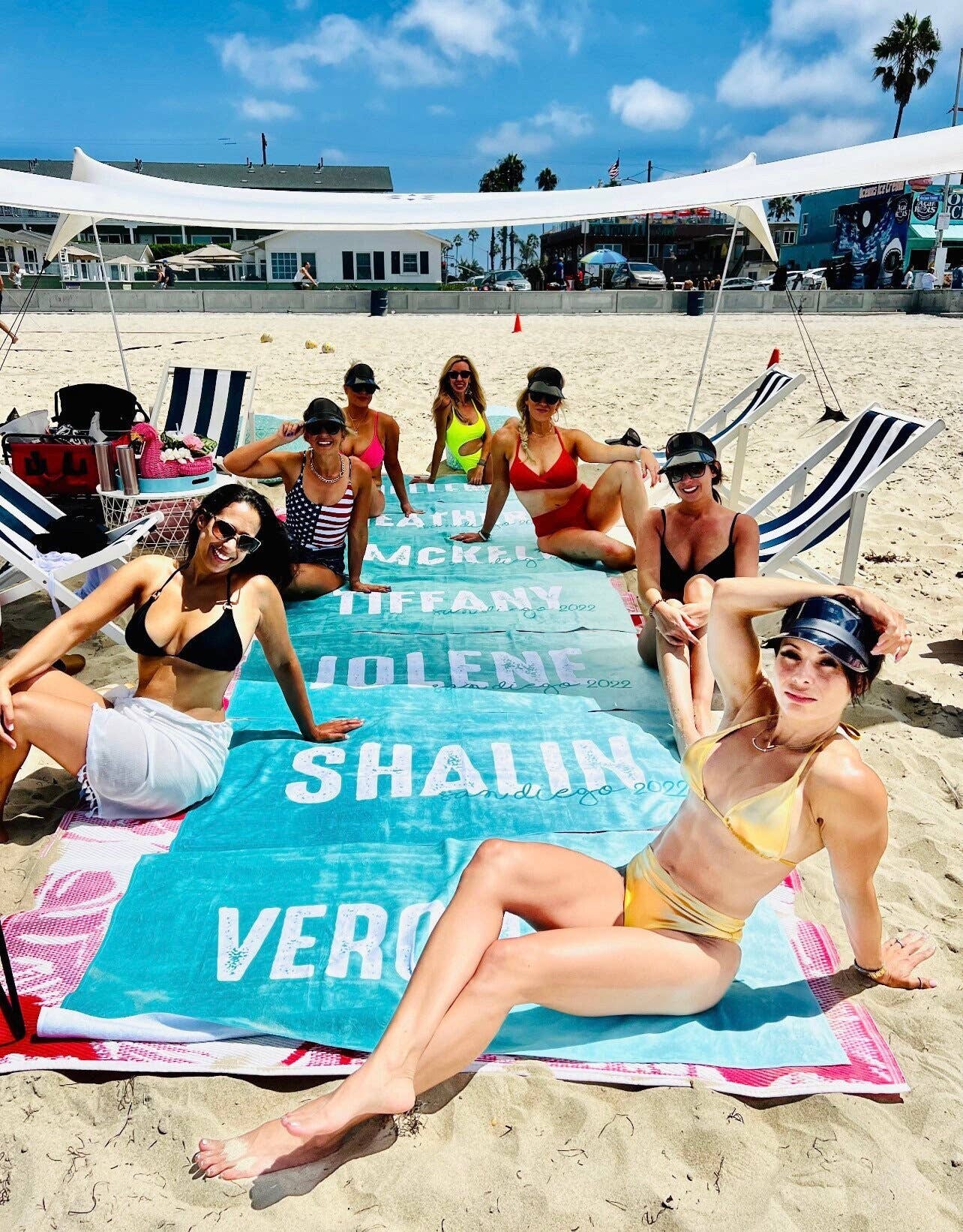 BloomAngel - Wholesale Beach Towel - Personalized Beach & Bath Towel with Custom Name #111