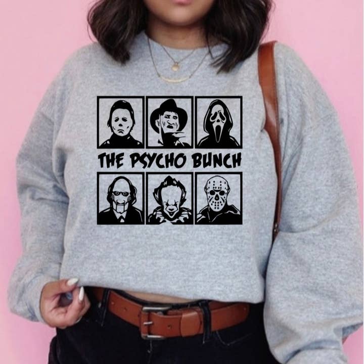 The Psycho Bunch Sweatshirt for wholesale by Lush Designs