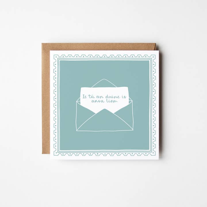 Irish greeting card | Love | You're my favourite | Valentine for wholesale by Once upon a Dandelion
