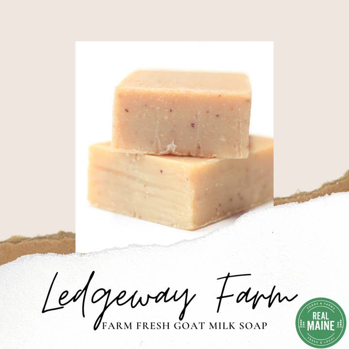 Ledgeway Farm - Wholesale Bar Soap - Minty Grapefruit Goat Milk Soap1