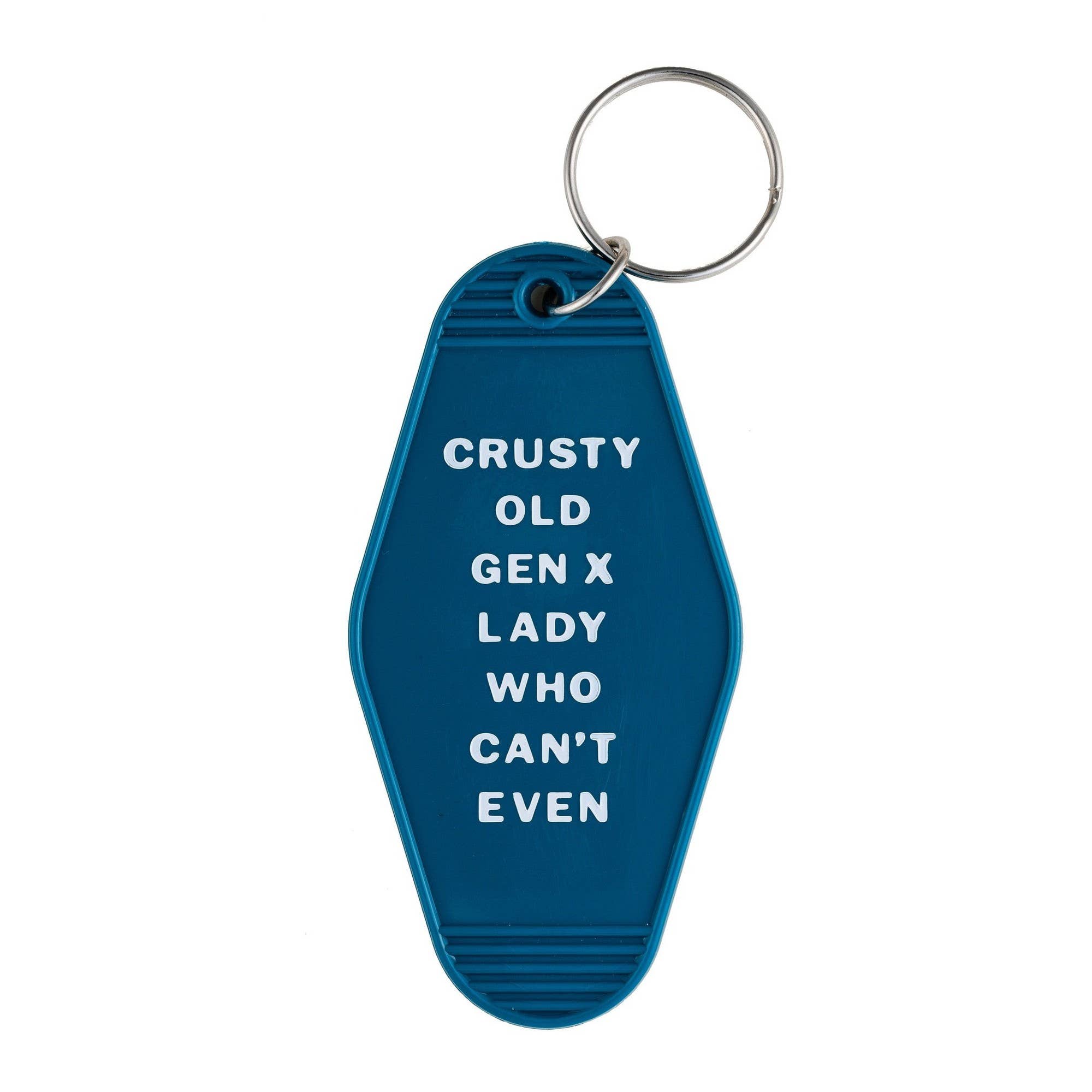 GetBullish - Wholesale Keychain - Women's - BULK PACK of 60 Crusty Old Gen X Lady Motel Keychain5