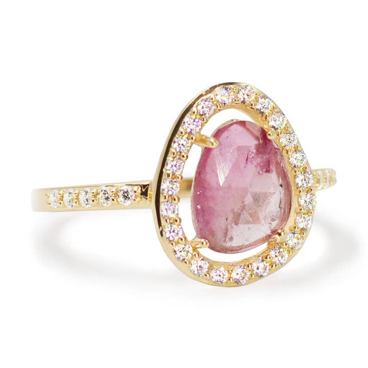 Deanna Ring Turmalina para venta al por mayor de Kamaria Jewelry