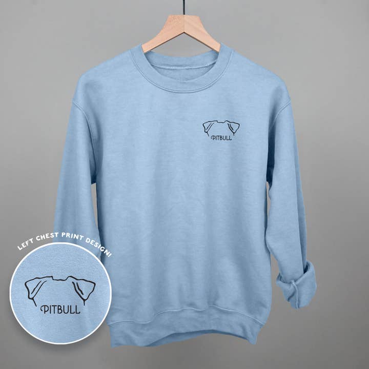 Ivy + Cloth - Wholesale Graphic Sweatshirt - Women's - Pitbull (Left Chest)2