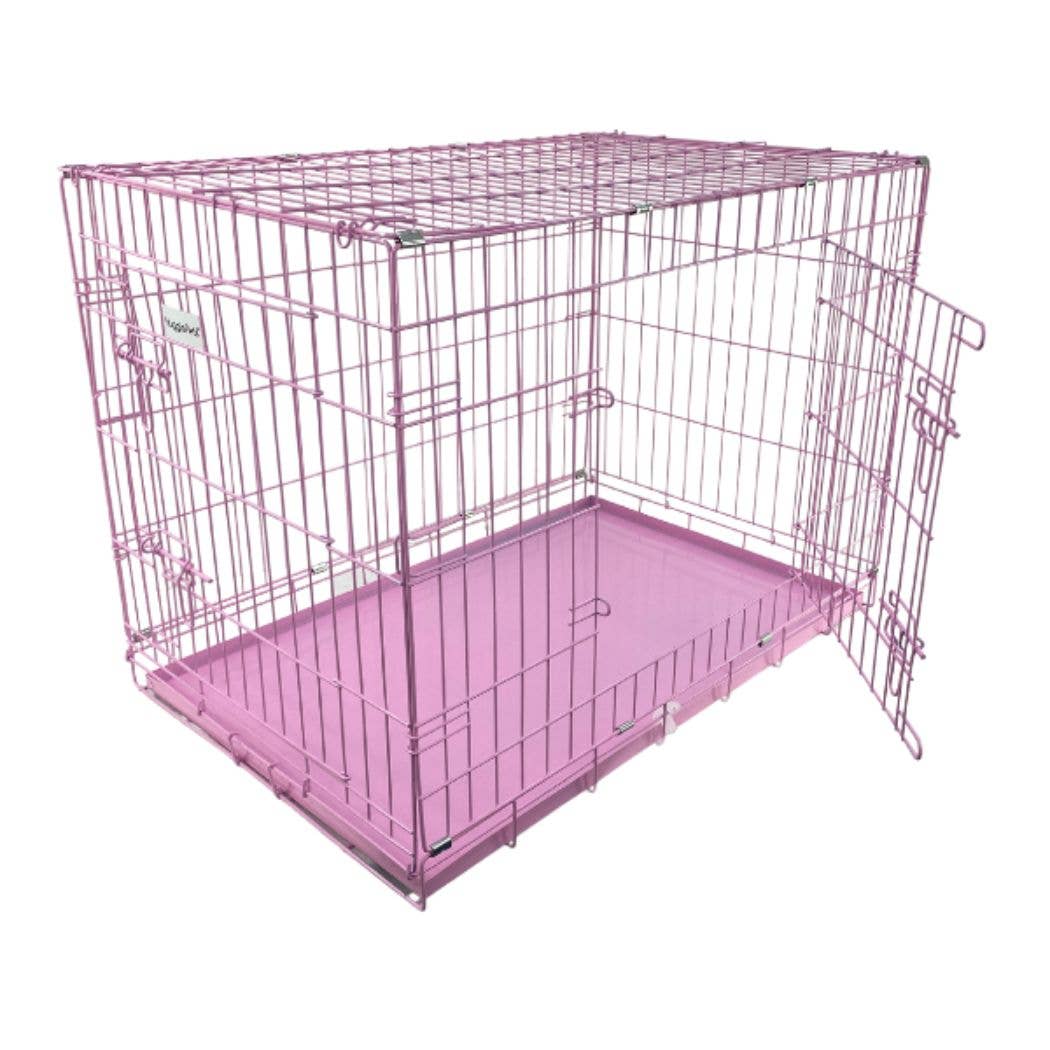 HugglePets - Wholesale Pet Carrier - Dog - HugglePets Dog Cage with Metal Tray4
