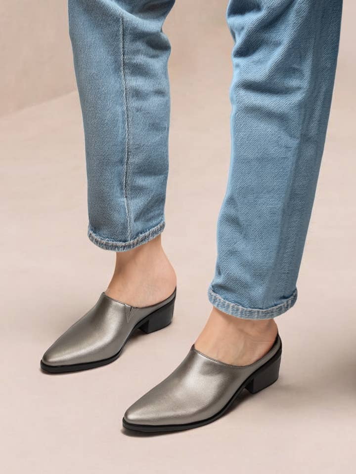 CCOCCI - Wholesale Mules - Women's - CCOCCI MINI PACK | GINA POINTED-TOE BLOCK HEEL MULE0