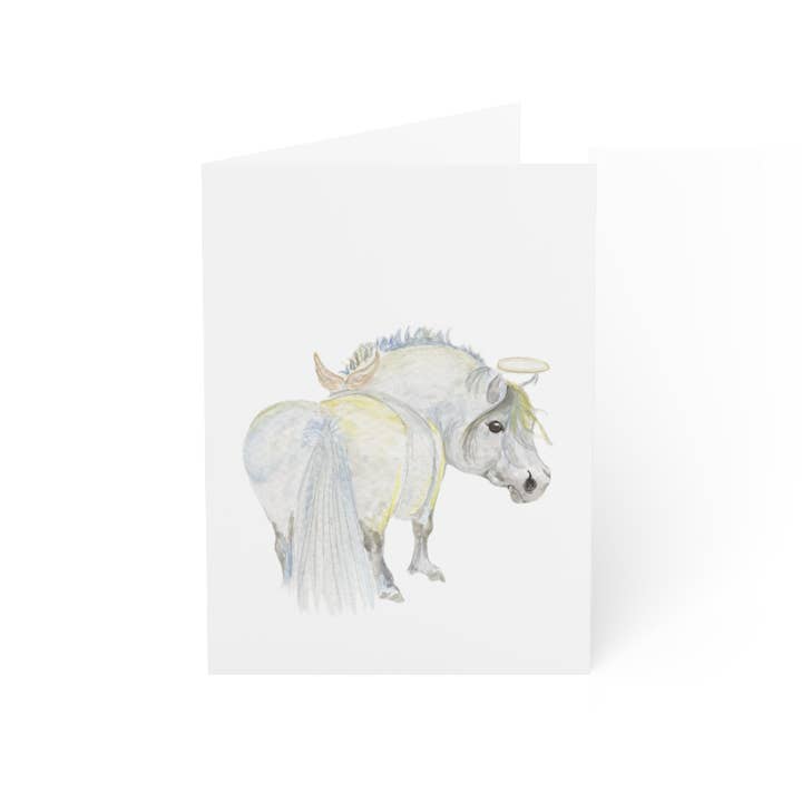 Sona Equestrian - Wholesale Christmas Card - Adorable Ponies Single Greeting Card15