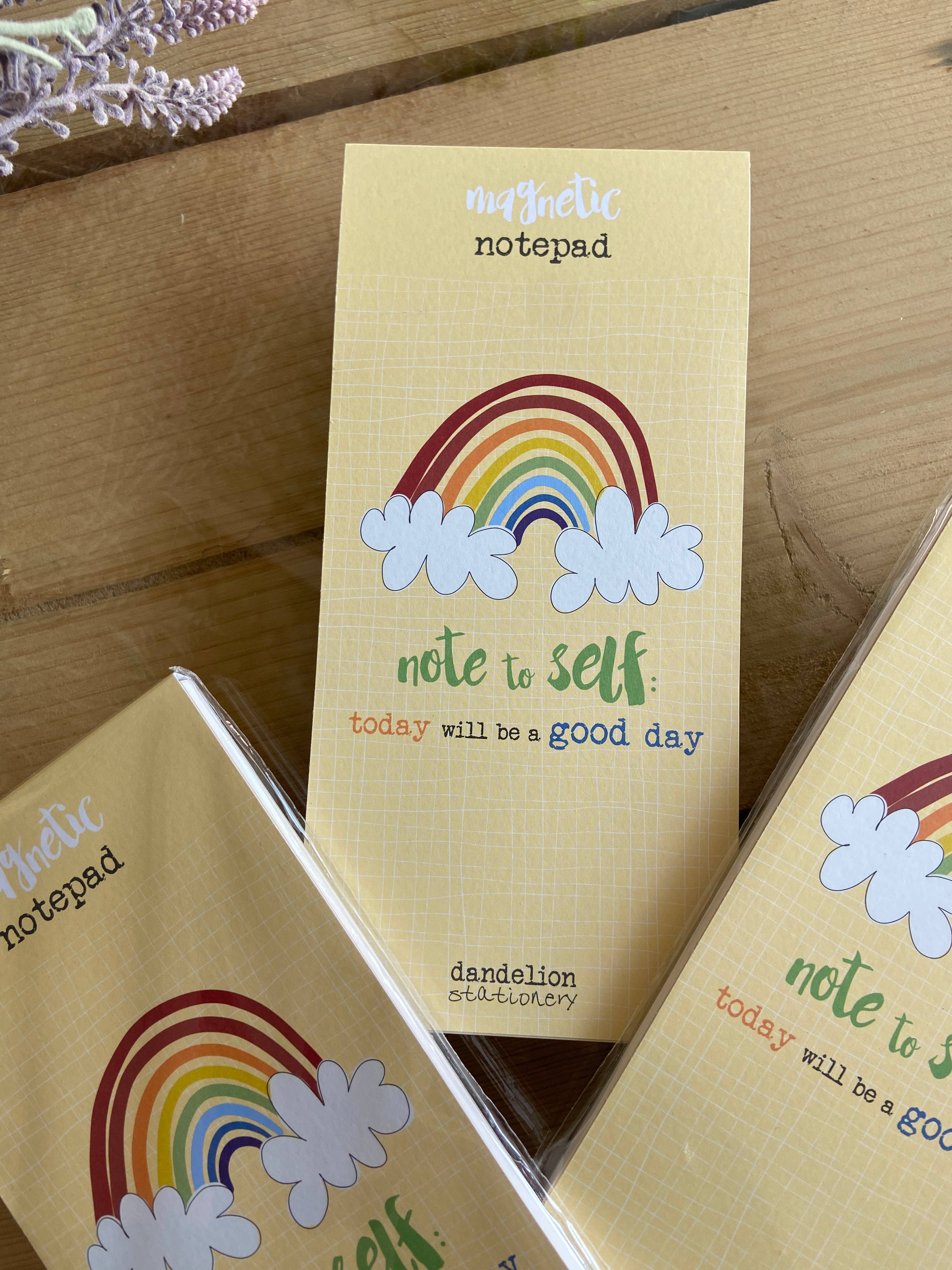Dandelion Stationery - Wholesale Notepad - Magnetic Pad - Rainbow4