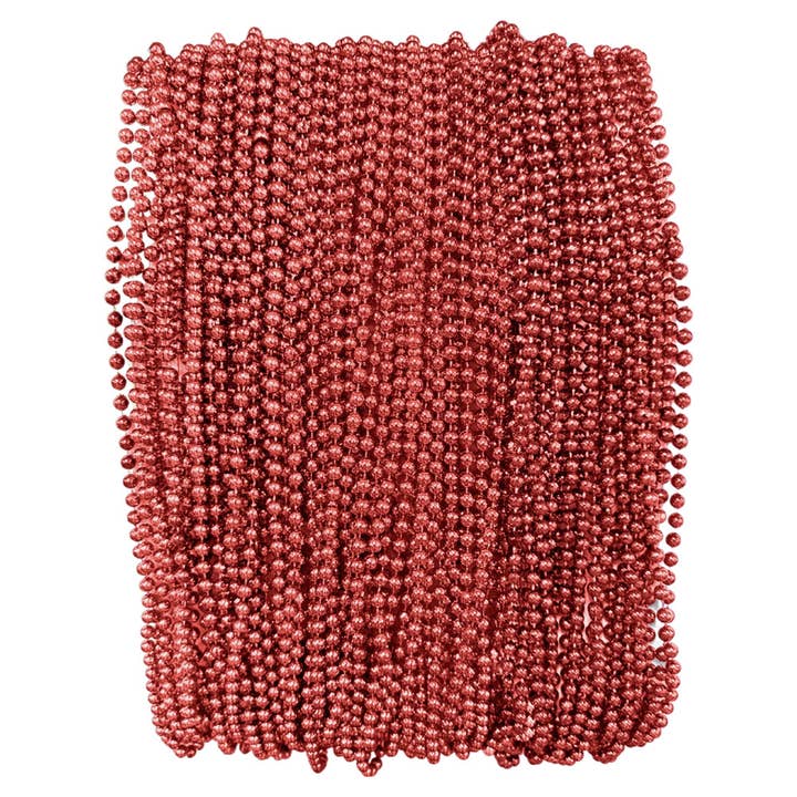 Mardi Gras Beads 33 inch 7mm, 6 Dozen, 72 Necklaces for wholesale by The Mardi Gras Krewe
