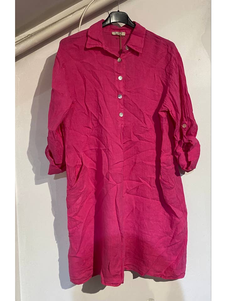 LÉA & LUC – Engroshandel Kjole - Dame – Korte kjoler i 100% hør REF. 135153