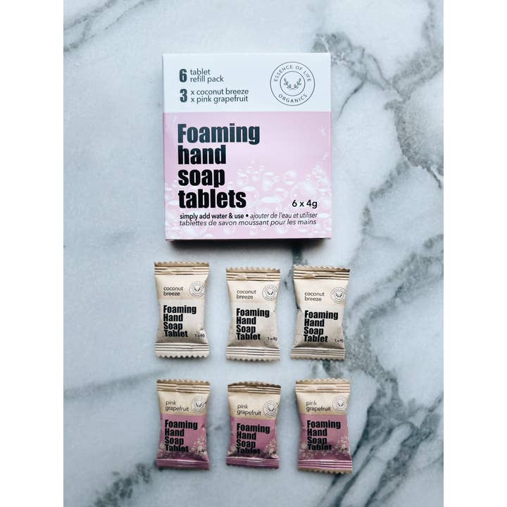 Essence of Life Organics - Wholesale Hand Soap/Wash - Foaming Hand Soap Tablets10