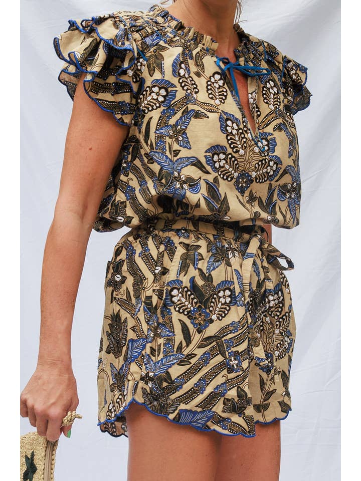 Arifah Studio – Engroshandel Bluse - Dame – Batikbluse - Solo Batik