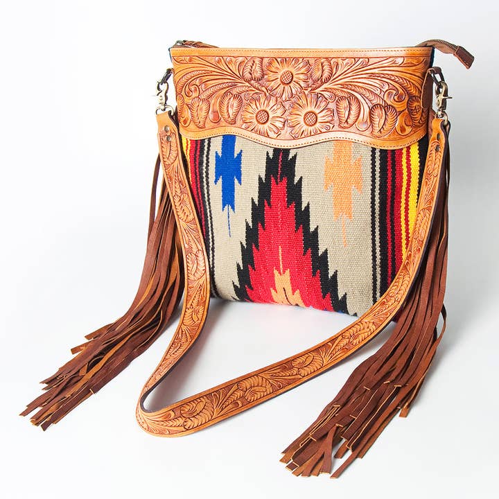 LC-ADBGZ423A Crossbody Genuine Western Leather Women Bag for wholesale by LS Western