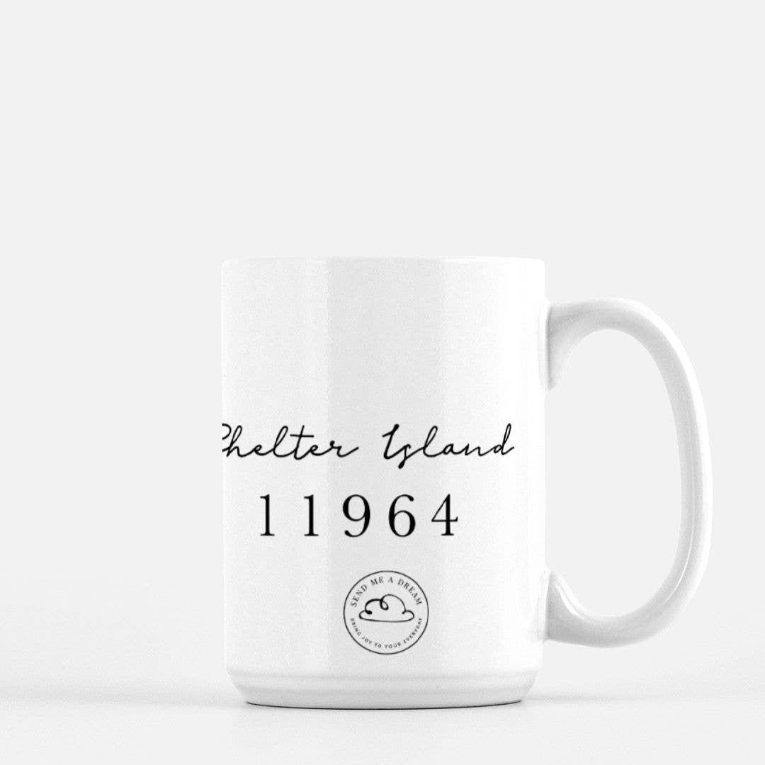 Send Me a Dream - Wholesale Coffee Mug - 15 oz Custom City & Zip Code Luxe Mug2