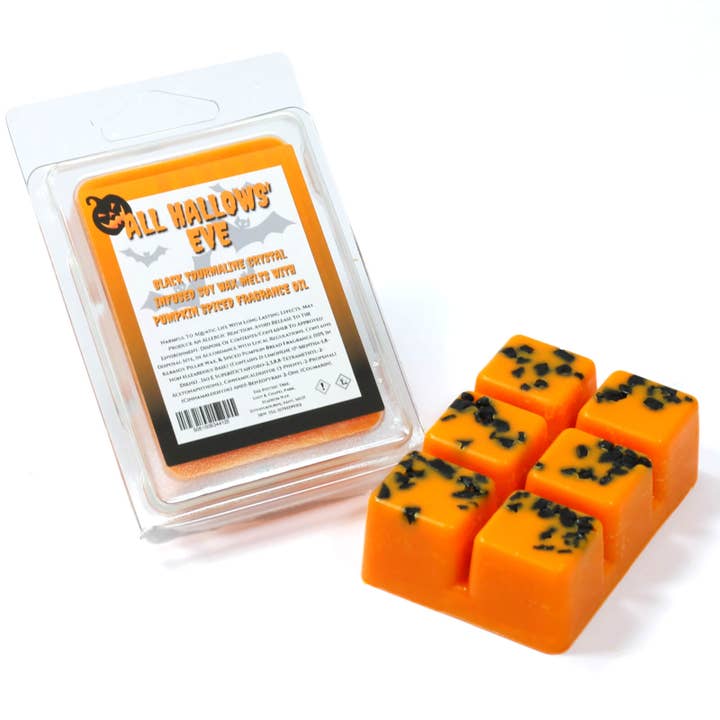 All Hallows Eve - Crystal Infused Scented Wax Melts for wholesale by The Psychic Tree