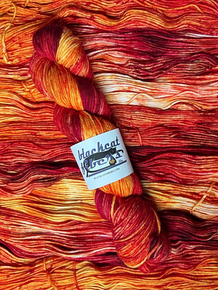 Screamin’ Peach- Essential DK for wholesale by Black Cat Fibers