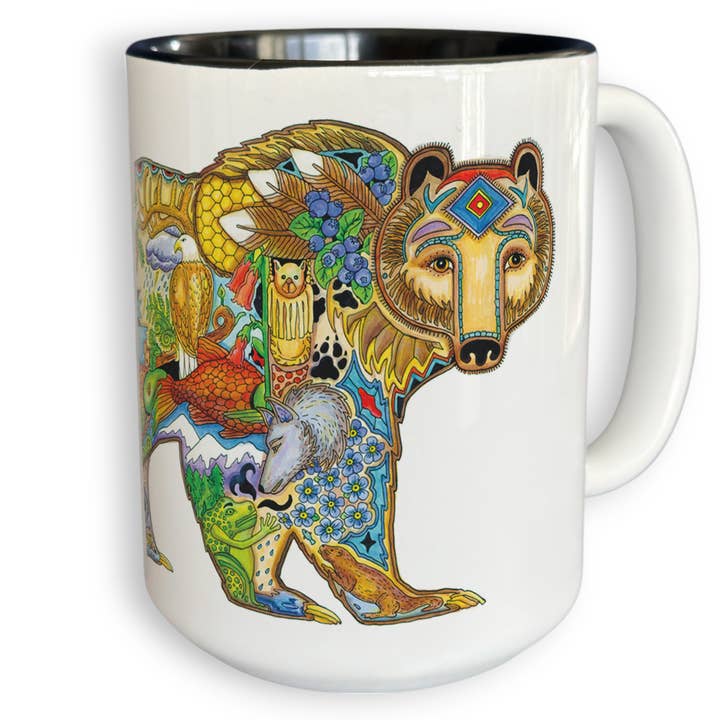 Grizzly Bear 15 oz Mug for wholesale by EarthArt International