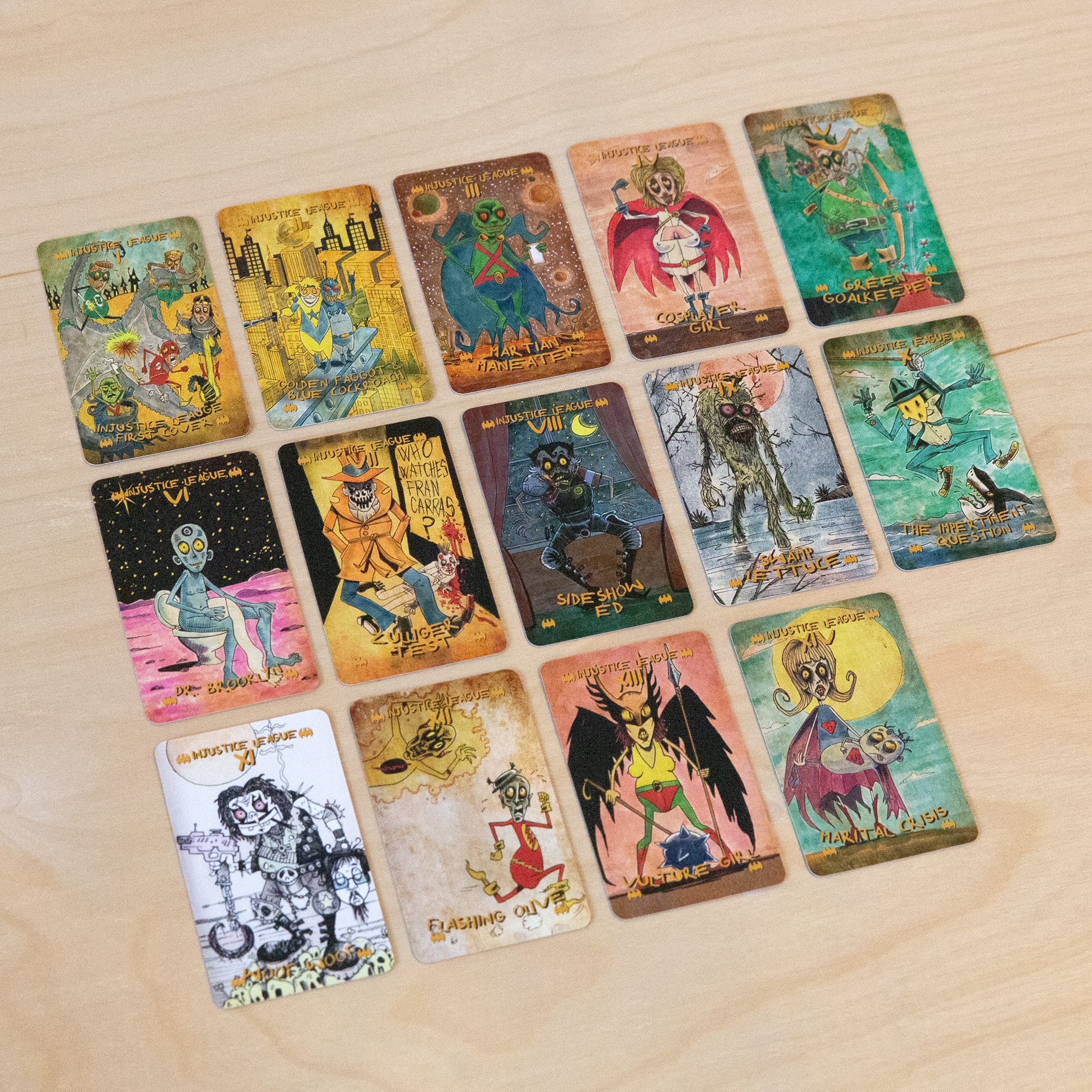 Vermilion Collection - Wholesale Tarot/Oracle Card - Superheroes Parody Mini Tarot5