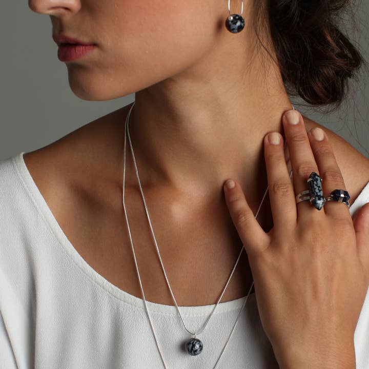 Alia Stone Earrings for wholesale by Polka Luka