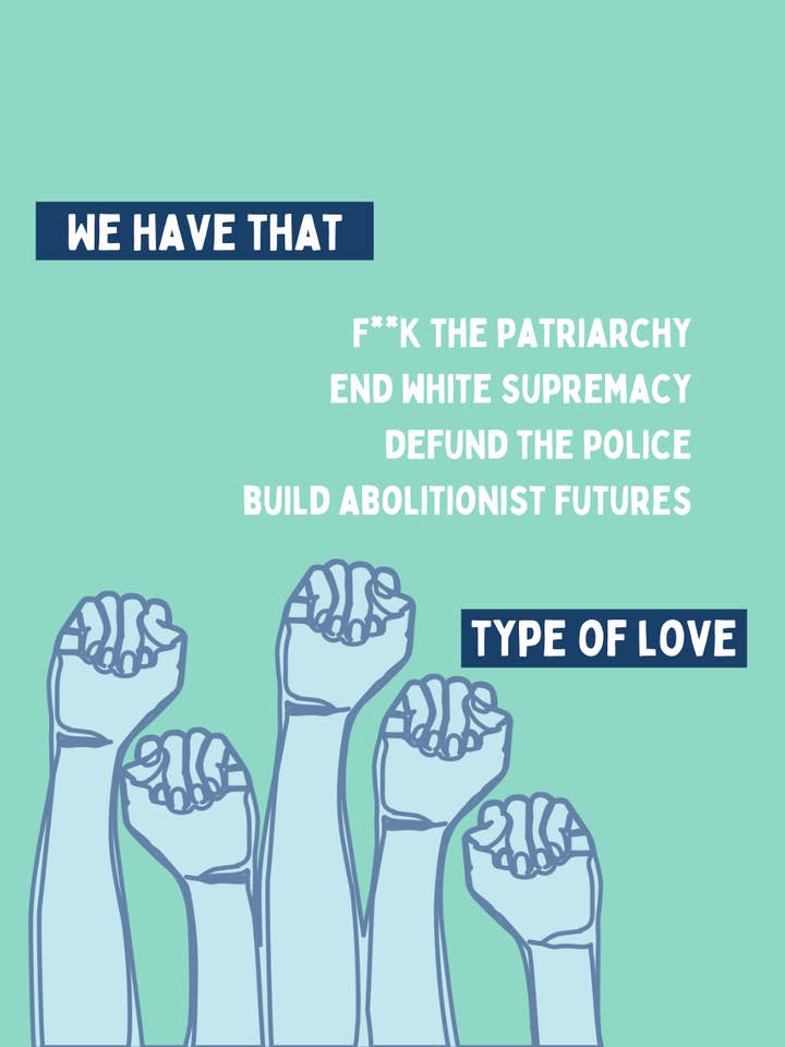 We Have That Build Abolitionist Future Type of Love for wholesale by Cards by Dé