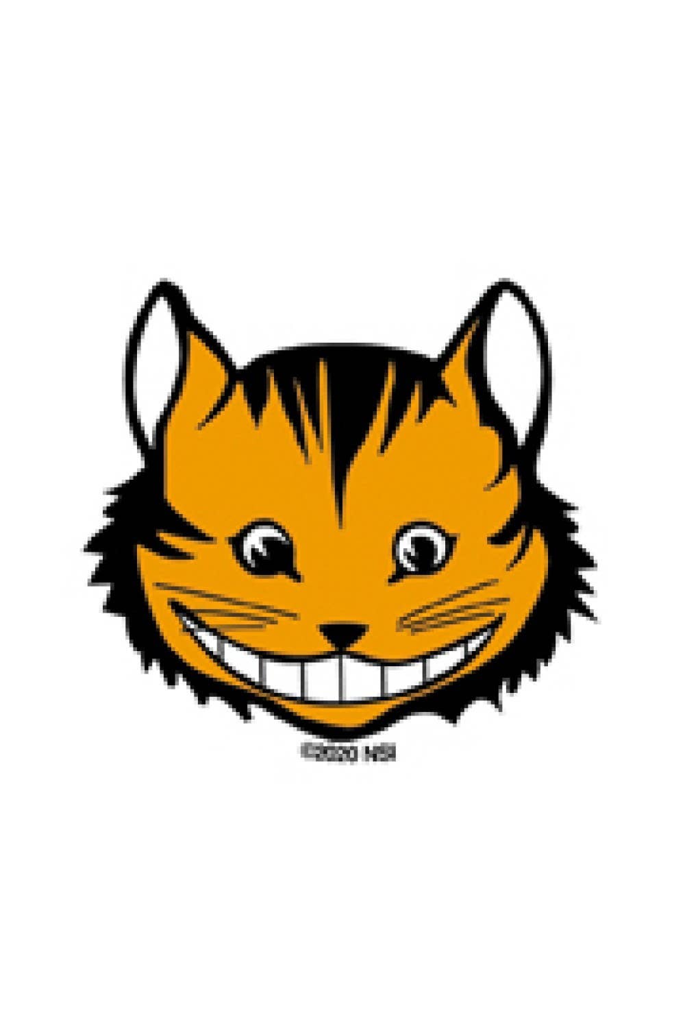 Sunshine Joy - Wholesale Sticker - Alice In Wonderland Cheshire Cat Mini Sticker 1.5"