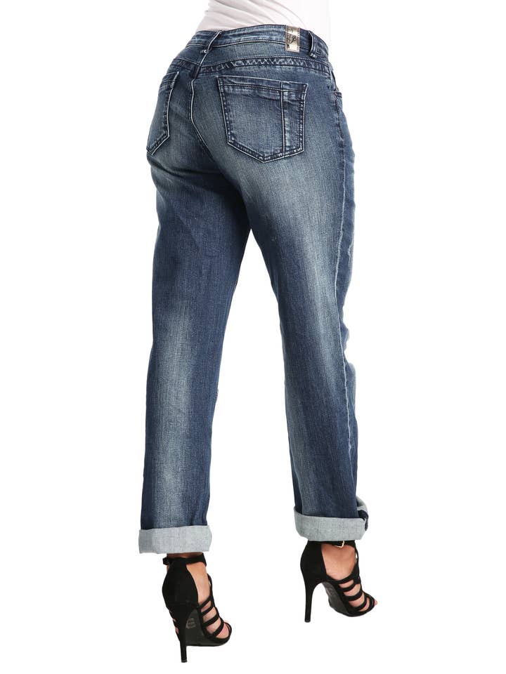 Poetic Justice - Wholesale Jeans - Women's - Poetic Justice Women's Curvy Fit Medium Vintage Jeans
