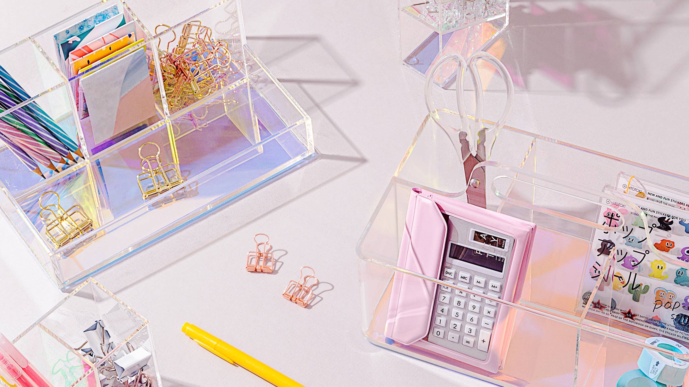 HITOTOKI by KING JIM - Wholesale Desk Organizer - Lumillia Acrylic Desk Organizer21