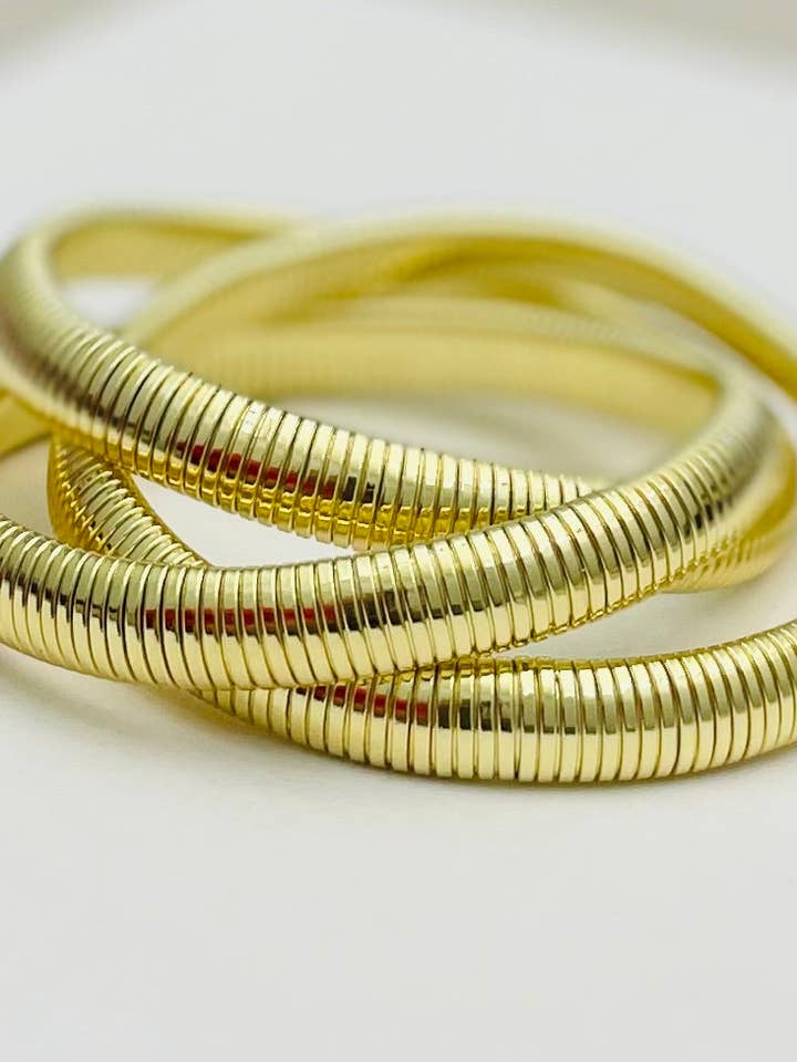 CHIC - XL Triple Slide-On (gold) BR95 for wholesale by TWO FORTY TWO