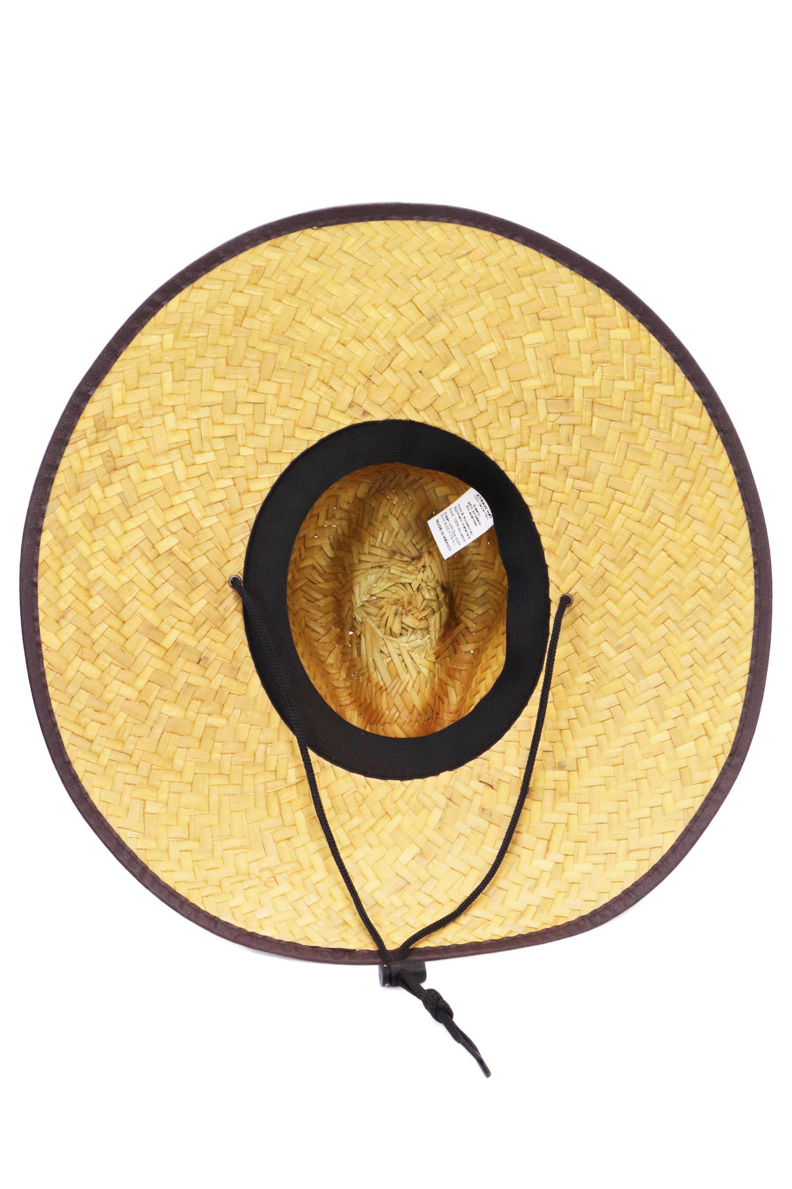 Cap Zone – Engroshandel Stråhat – unisex – Tycoon Eyelet Vegansk Læder Strå Livredderhat6