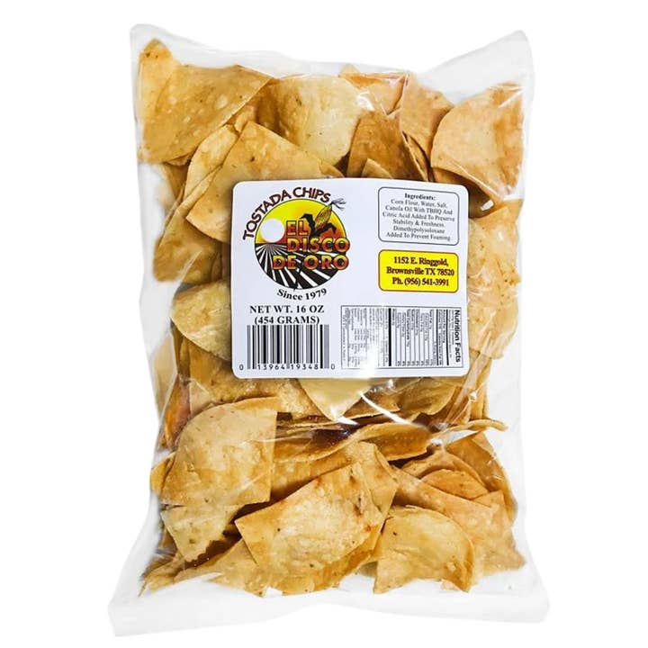 Disco De Oro - Texas - Chips - 16 oz. for wholesale by Alta Gama Foods