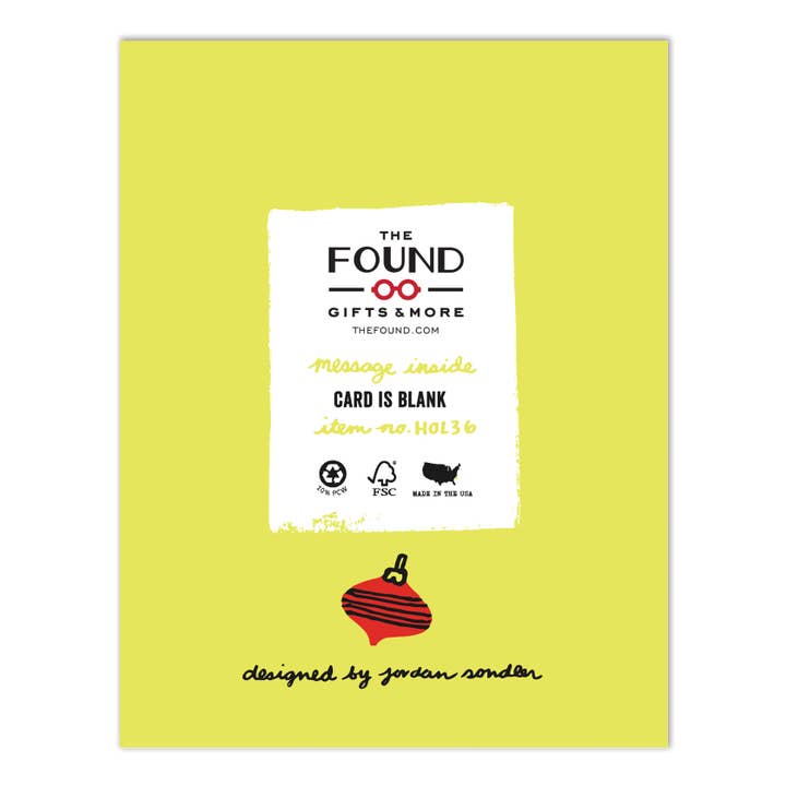 THE FOUND - Wholesale Season's Greetings Card - Happy Merry Everything Holiday Card1