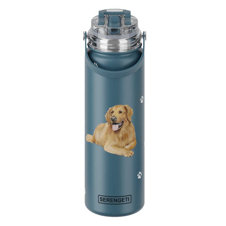 Golden Retriever - Stainless Steel Water Bottle - 24oz for wholesale by E&S Pets